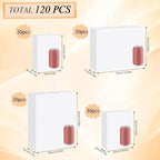 woric 120 PCS White Gift Bags - Image 2