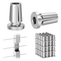 BLIKA Upgraded 80 Pack Stainless Steel Protector Sleeves by BLIKA