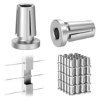 BLIKA Upgraded 80 Pack Stainless Steel Protector Sleeves by BLIKA