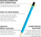 Grabie Erasable Gel Pens, 9 Colors Erasable Pens Multicolor, Make Mistakes - Image 2