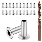 BLIKA 20 Pack Stainless Steel Protector Sleeves by BLIKA