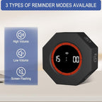 GuDoQi Digital Productivity Timer, Octagon Rotating Pomodoro Timers - Image 6