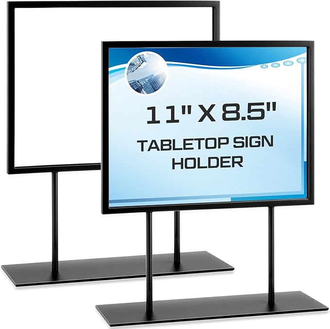 Zhengmy 1 Pcs Tabletop Sign Holder by Zhengmy