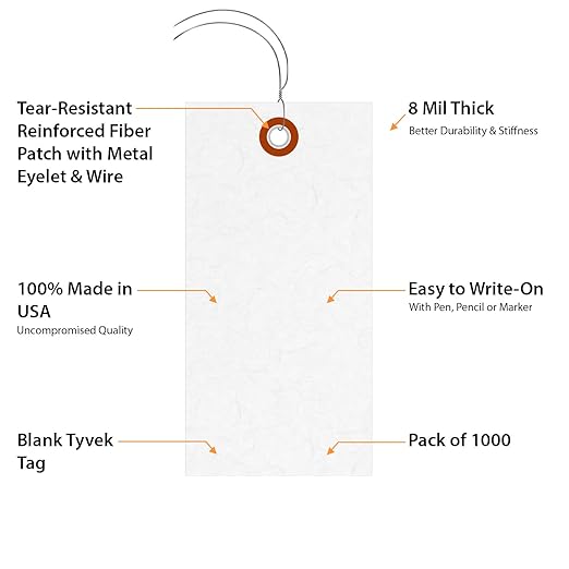 SmartSign Blank White Shipping Tags - Image 4