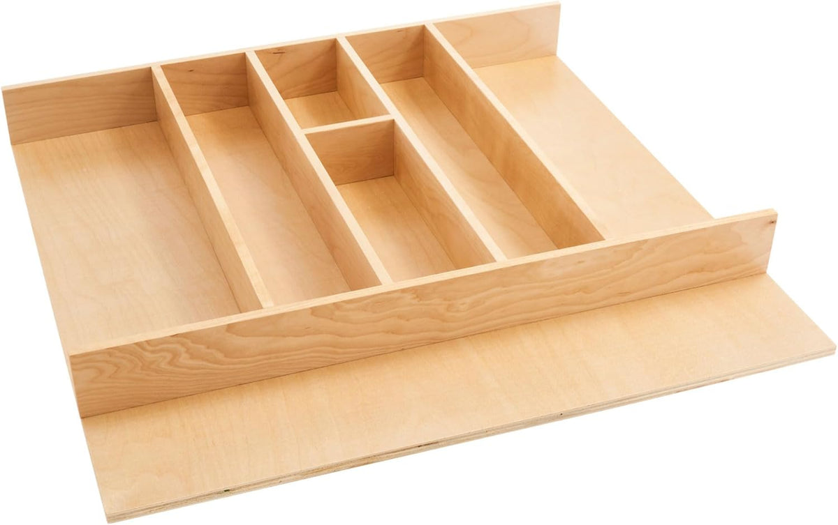 Rev-A-Shelf Trim-to-Custom-Fit Silverware Drawer Organizer For Kitchen Utensi...