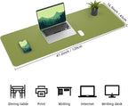 Leather Desk pad Protector, Large Desk mat - Image 3