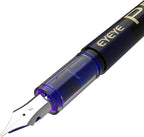 EYEYE Fountain Pens for Writing, 8 Pack Blue Fine Point Pens Disposable - Image 2