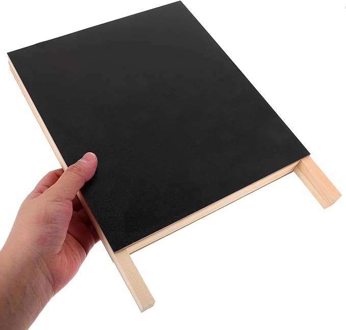 ADOCARN Double-Sided Standing Blackboard Small Chalkboard Message Board - Image 4