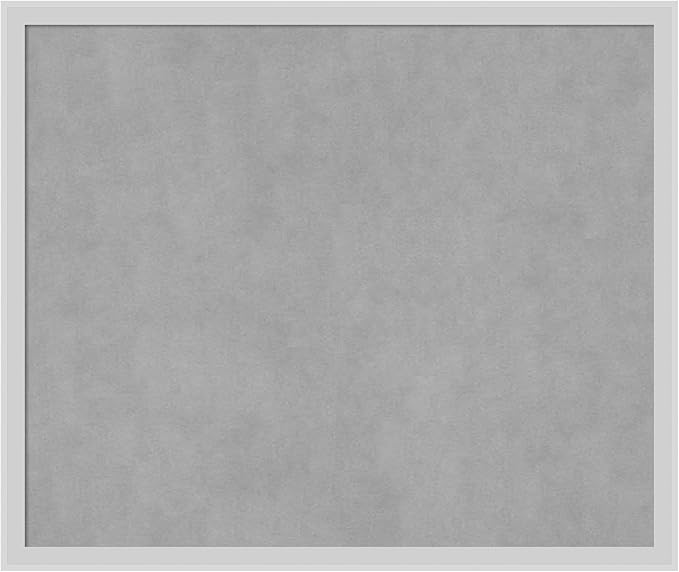 Amanti Art Silver Framed Magnetic Board 21x25 Medium Vision Board by AmantiArt