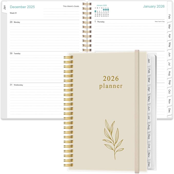 2026 Planner - Planner 2026 from January 2026 to December 2026, Weekly & by Heveboik