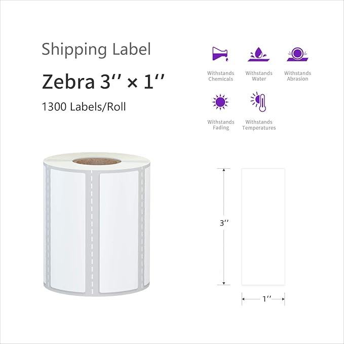 AveneMark 12 Rolls 3" x 1" Direct Thermal Labels - Image 2