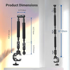 NEEWER 22" Magic Arm w Desk C Clamp, Overhead Camera Mount - Image 2
