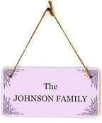 Signs ByLITA Lavender Personalized Hanging Wall or Door Sign | Custom Signage - Image 9