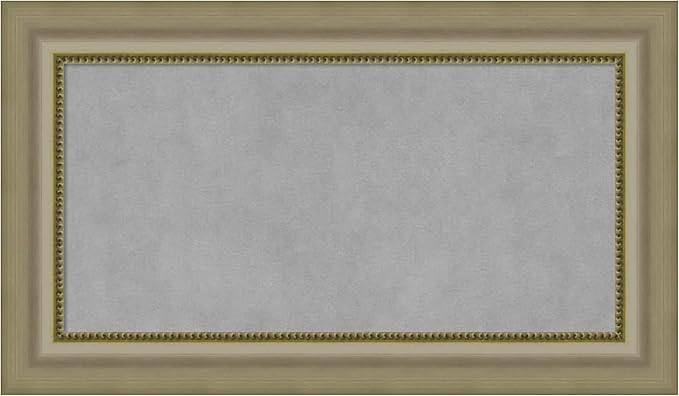 Amanti Art Silver Framed Magnetic Board 17x29 Small Vision Board by AmantiArt