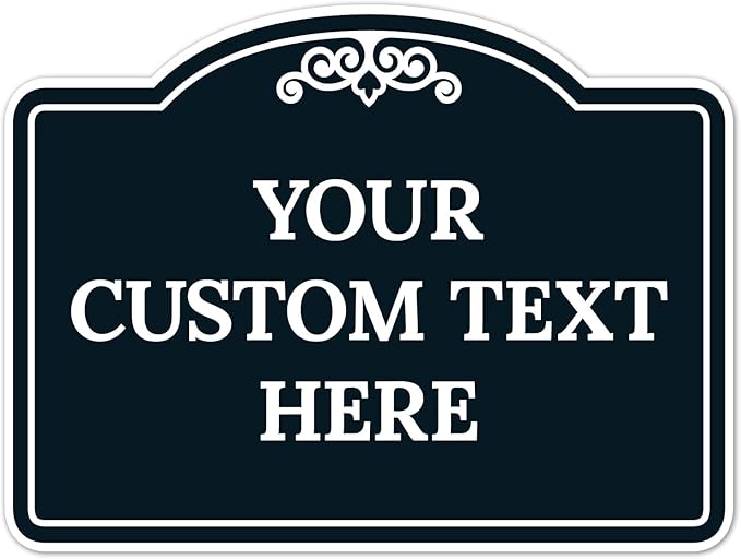 Custom Decorative Sign, Personalized Metal Sign by SigoSigns
