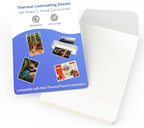 Thermal Laminating Pouches, FungLam Clear Laminating Sheets, 3 Mil Thickness by FungLam