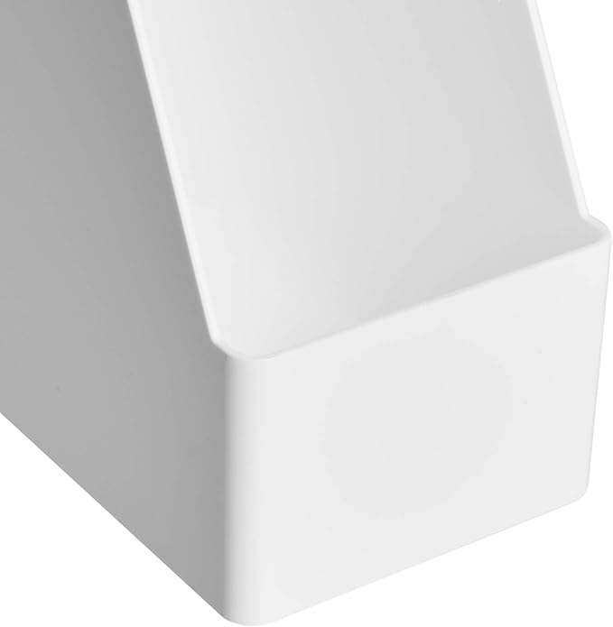Amazon Basics Rectangular Plastic Desk Organizer, Magazine Rack - Image 6