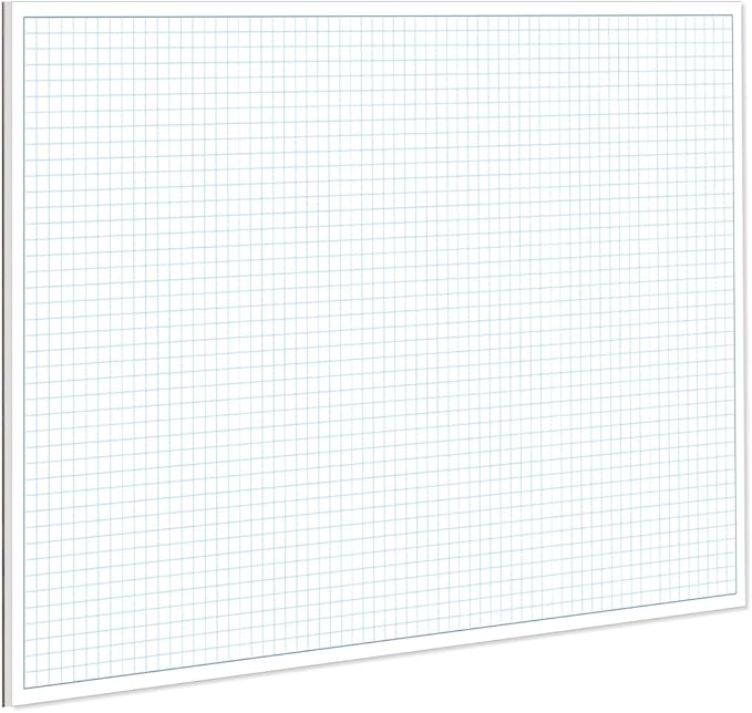 Engineering Graph Paper Pads, 11x17 Quadrille 25 Sheets/50 Pages Grid Paper by Yaridar