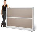 Stand Up Desk Store Oakwood Aesthetic Modular Walls | Room Divider Wall by SStandUpDeskStore