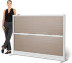 Stand Up Desk Store Oakwood Aesthetic Modular Walls | Room Divider Wall by SStandUpDeskStore