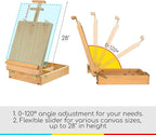 MEEDEN Extra-Large Tabletop Easel, Solid Beech Wood Table Top Easels - Image 4