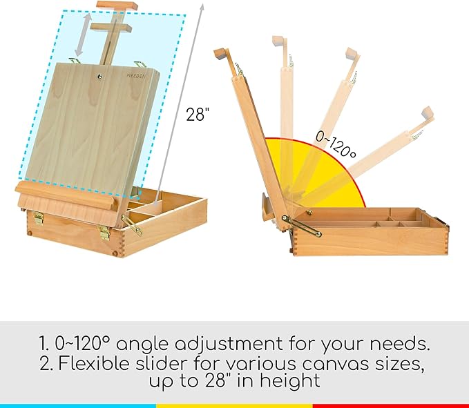 MEEDEN Extra-Large Tabletop Easel, Solid Beech Wood Table Top Easels - Image 4