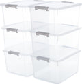 Citylife 6 Packs 32 QT Plastic Storage Bins by Unknown