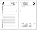 AT-A-GLANCE 2023 Daily Desk Calendar Refill, 3-1/2" x 6", Loose Leaf, Monthly Tabs (E717T50)