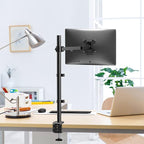 WALI Monitor Arm Mount for Desk, Single Extra Tall Computer Desk Mount - Image 2
