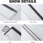 Office Desk Accessories 2pcs Monitor Memo Board Computer Message Board - Image 3