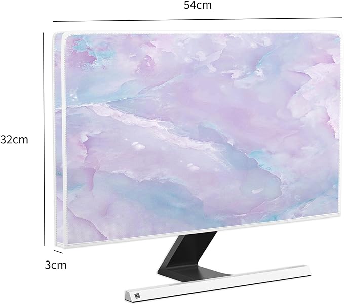 Baocicco Violet Marble Waterproof 22, 25 Inch Anti-Static Dustproof LCD/LED/HD - Image 5