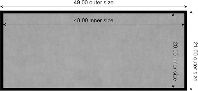Amanti Art Black Framed Magnetic Board 21x49 Oversize Vision Board - Image 4