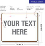 Custom Sign, Personalized Metal Signs, Customize - Image 3