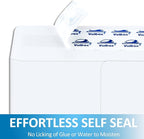 ValBox 6x9 Self Seal Security Catalog Envelopes 250 Count Small White Envelopes - Image 3