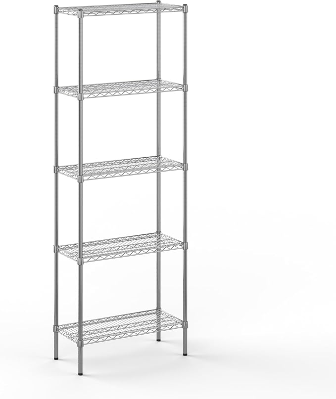 Regal Altair 14" Deep x 30" Wide x 86" Height Wire Shelving Kit | 5-Tier | NSF by Regal+Altair