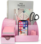 Pink Desk Organizer Office, - Image 2