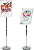 VAIIGO Pedestal Poster Stand, Adjustable Aluminum 11 x 17 Floor Standing Holder by VAIIGO