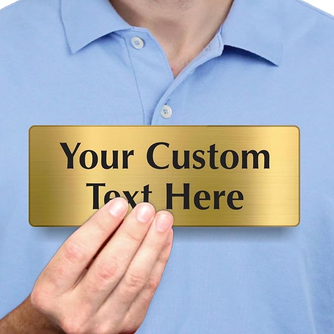 SmartSign Custom Brass Sign - Image 2