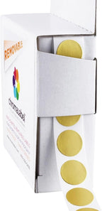 ChromaLabel 0.50 Inch Round Label Removable Color Code Dot Stickers, 1000 by ChromaLabel