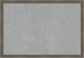Amanti Art Grey Framed Magnetic Board 26x38 Large Vision Board by AmantiArt