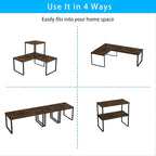 Golener Countertop Organizer Corner Shelf, 2 Tier Adjustable Stackable Corner - Image 7