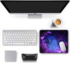 Auhoahsil Mouse Pad, 12 x 10 in Galaxy Theme Computer Mouse Pad - Image 3