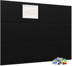 Neatsure Large Cork Board for Wall, 12 Panels Felt Tiles Tack Push Pin Board by Neatsure