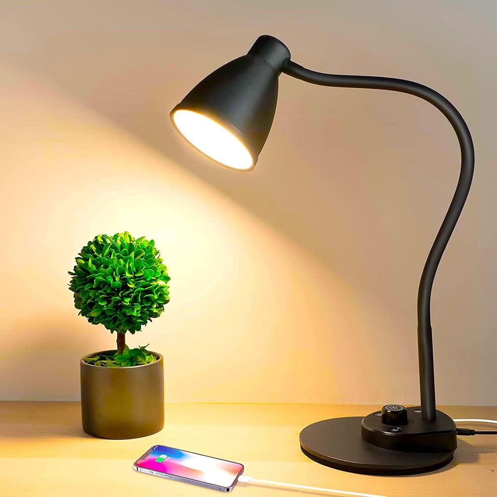 bohon led desk lamp with usb charging port, main product view