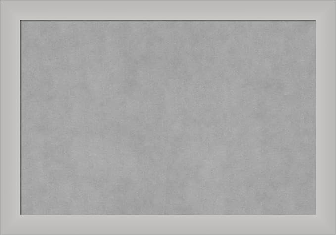 Amanti Art Silver Framed Magnetic Board 19x27 Medium Vision Board by AmantiArt