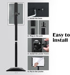 Golemas Sign Stand for Display, 11lbs Integrated Rod Heavy Duty Pedestal Floor - Image 8