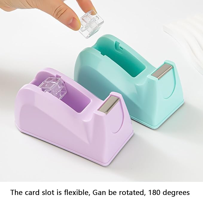 Basics Desktop Tape Dispenser, Office Desk Tape Dispenser, Heavy Duty Desk - Image 7