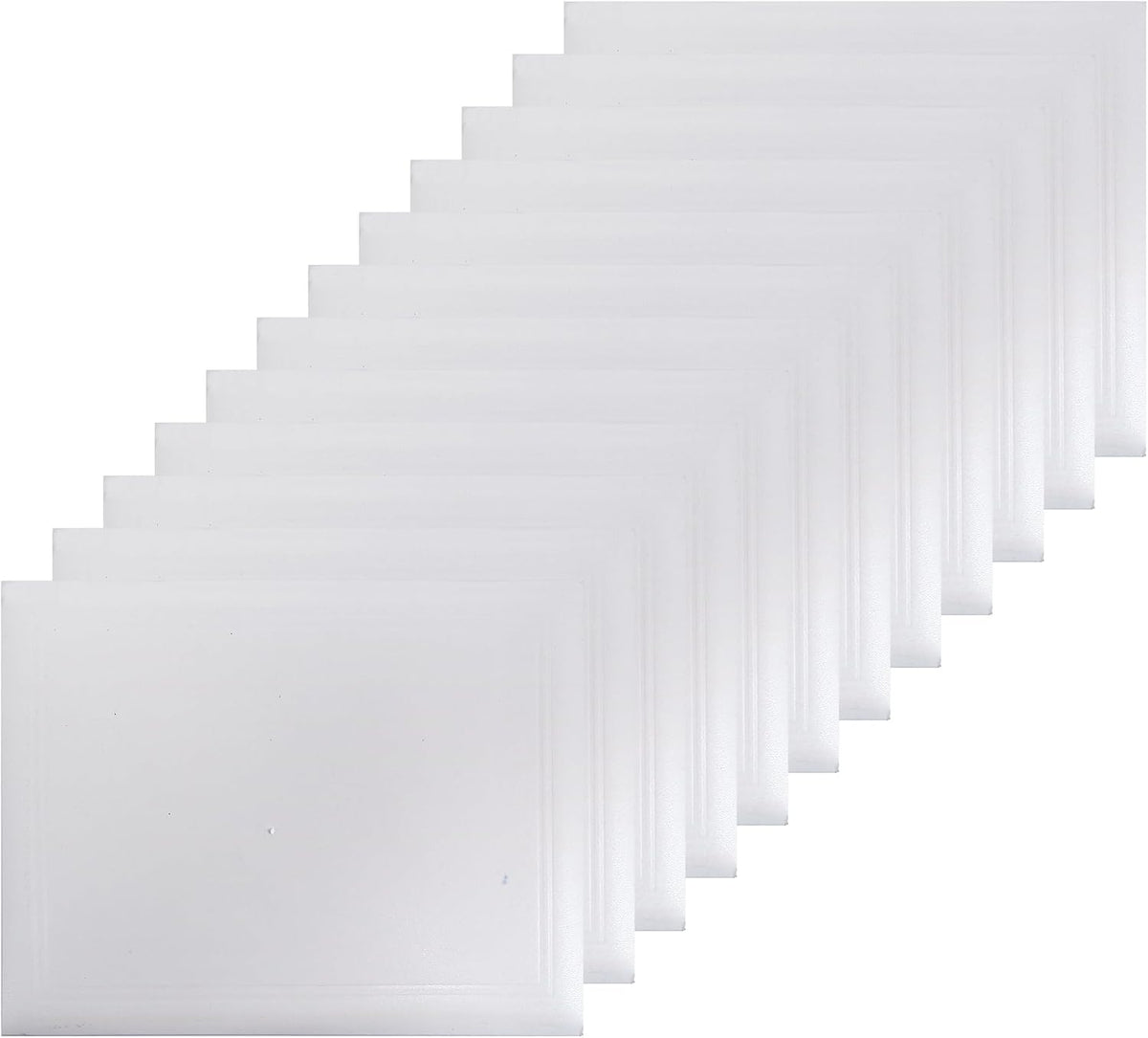 GraduationMall 8.5"x11" Smooth Padded Diploma Cover Certificate Holder White