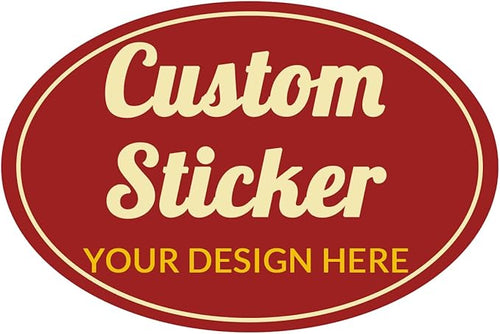 100-500 Pcs Custom Stickers Personalized Labels by Bemumley