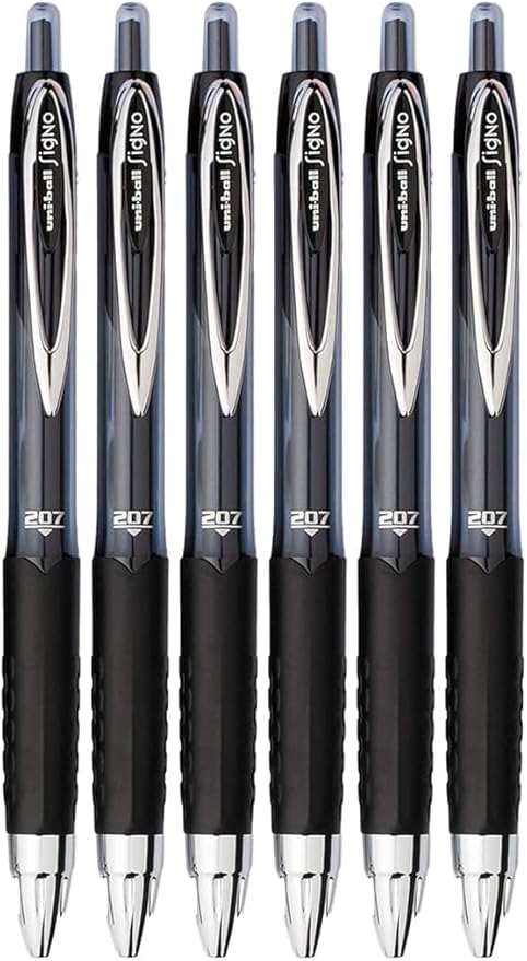 Advantage Gifts Signo 207 Roller Ball Retractable Gel Pens, Medium Point by Advantage+Gifts